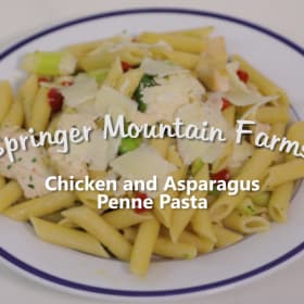 Chicken and Asparagus Penne Pasta by Chef Jamie Adams