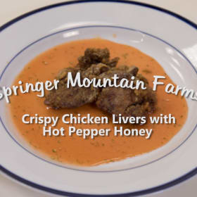 Crispy Tapioca Fried Chicken Livers