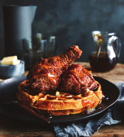Fried Chicken and Sweet Potato Waffles (2019 Recipe Pamphlet)