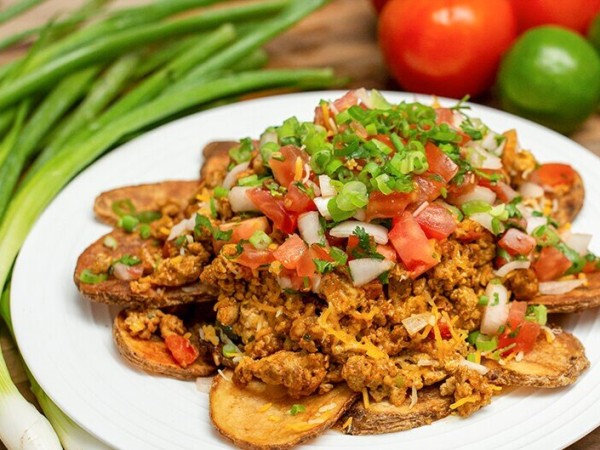 Irish Pub Chicken Potato Nachos