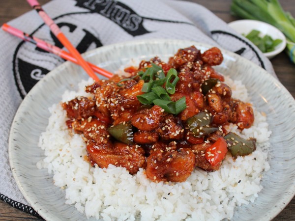 Spicy Honey Garlic Chicken from @chefsoutherntemp