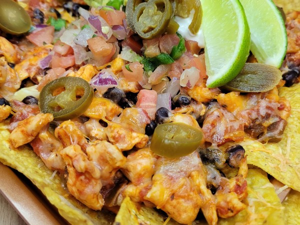 Black Bean and Chicken Nachos