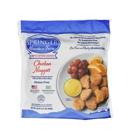 Fully Cooked, Gluten Free Chicken Nugget Fritters