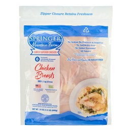 Individually Wrapped 4 oz Boneless Skinless Breasts