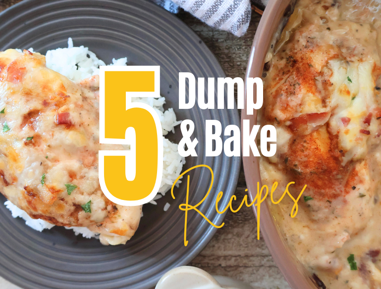 5 Easy Dump And Bake Chicken Dishes Featured Image