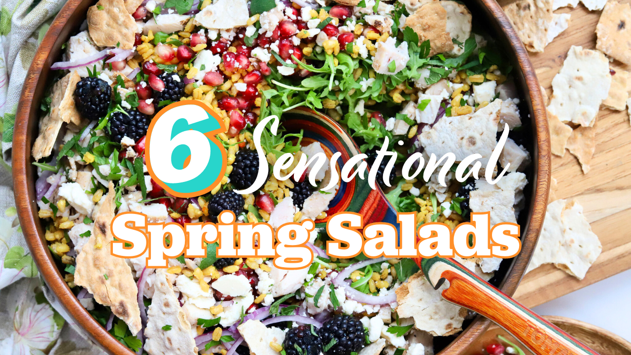 6 Sensational Spring Salads with Springer Mountain Farms Chicken Featured Image