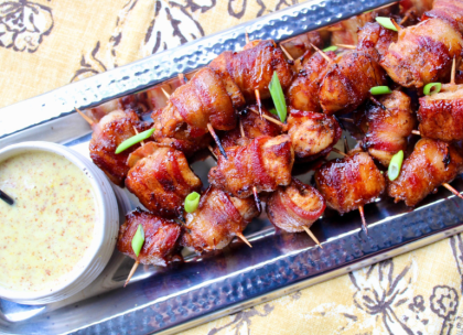 Bacon Wrapped Chicken Bites