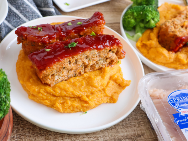 Ground Chicken Meatloaf (Gluten Free)