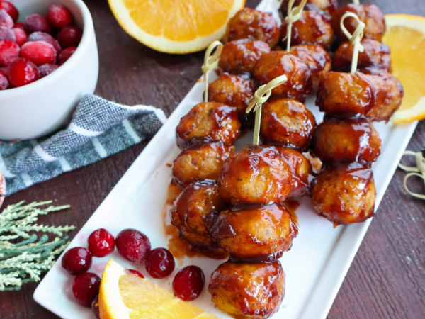 Cranberry Orange Meatballs