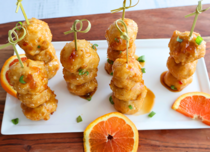 Orange Chicken Meatballs