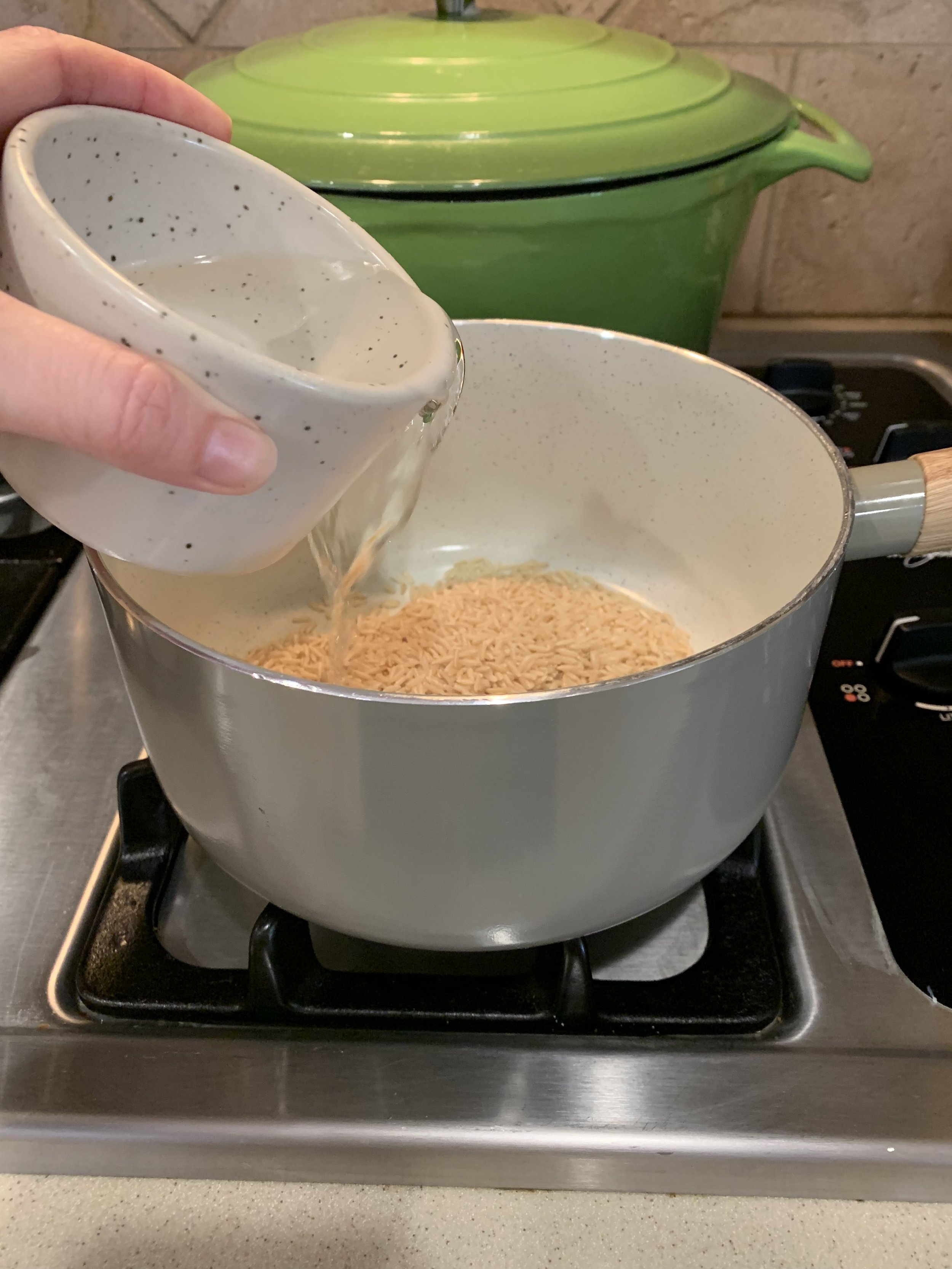 Starting the rice
