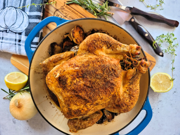 Roasted Chicken with Garlic & Herbs