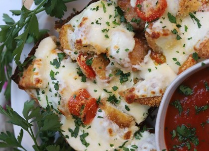 Chicken Parmesan French Bread Pizza